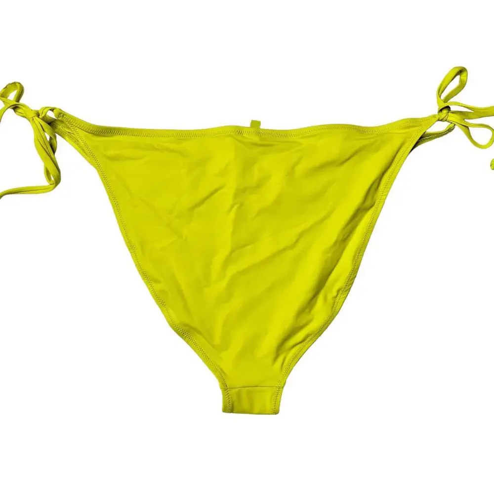 NWT Skims Signature Swim Dipped Tie Bikini Bottoms Citrus Women's 4X